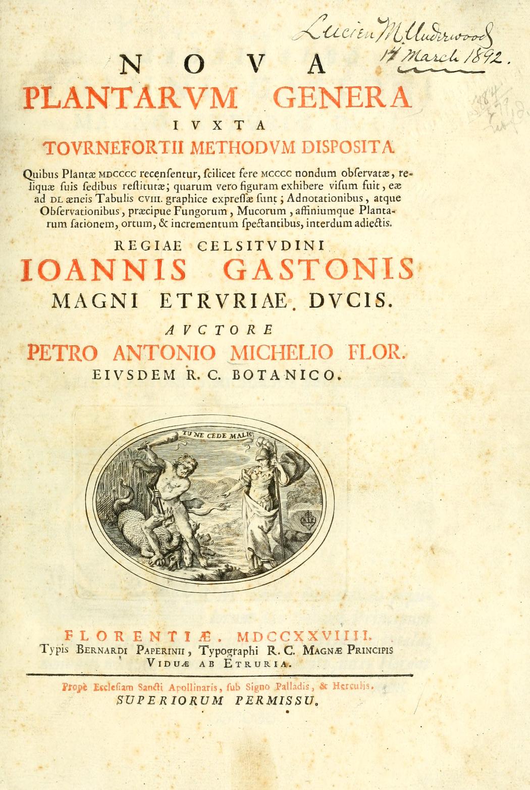 Nova plantarum genera