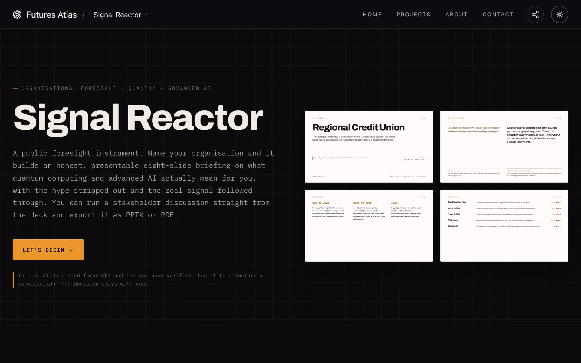 Signal Reactor on a laptop.